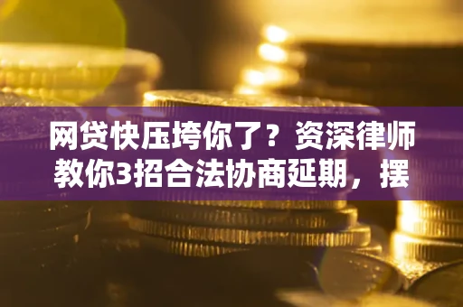 武汉网贷快压垮你了？资深律师教你3招合法协商延期，摆脱暴力催收！