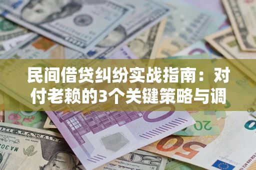 武汉民间借贷纠纷实战指南：对付老赖的3个关键策略与调解盲区解析