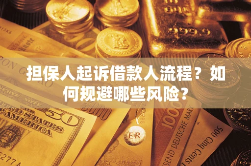 武汉担保人起诉借款人流程？如何规避哪些风险？
