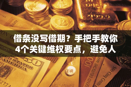 武汉借条没写借期？手把手教你4个关键维权要点，避免人财两空